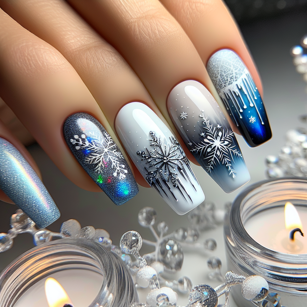 January Winter Nail