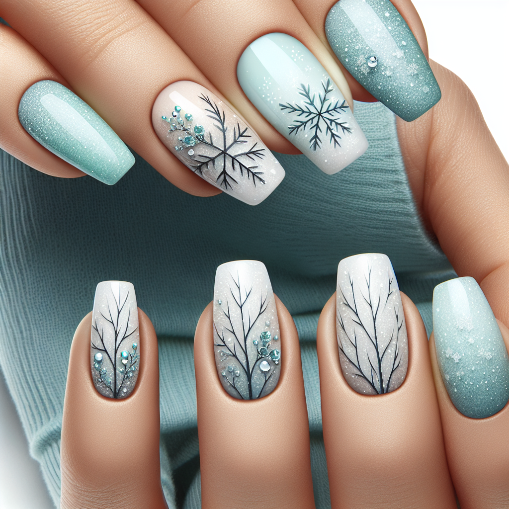 January Winter Nail